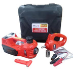 iBELL ECJ510 Hydraulic Jack for car, 5 in 1 Electric Jack for car with Tire Inflator and Electric Impact Wrench, Lifting Range 6 to 17.7 inch Compactible for Car SUV MPV Sedan