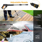 IBELL Microjet High Pressure Washer, 1700W Induction Motor, 130 Bar Car Washer High Pressure Gun, 6.9 L/Min Flow, 5 M Hose, Turbo Nozzle, Portable Pressure Washer (Premium Edition)