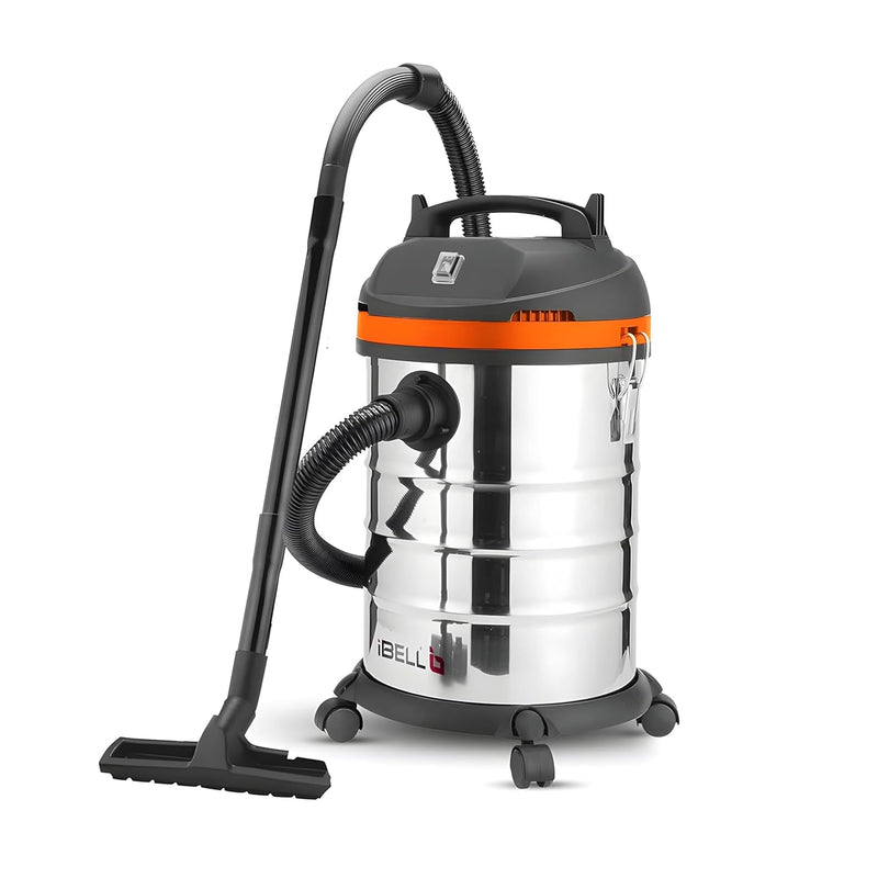 IBELL Cyclone1700 Industrial Series HEPA Filter 35L 20kPa Pressure Stainless Steel Tank Wet/Dry Vacuum Cleaner with Blower Function