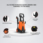 IBELL WIND66 Pressure Car Washer, 1550 Watts Motor, 120 Bar Car Washer High Pressure Gun, 6.7 L/Min Flow, 5M Hose, Portable Pressure Washer for Car, Bike, Home & Outdoor Cleaning