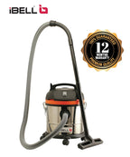 IBELL Cyclone1400 HEPA Filter Stainless Steel 20 Litre 20kPa Pressure Wet/Dry Vacuum Cleaner with Powerful Suction Water Picking Brush and Blower Function