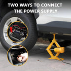 iBELL ECJ310 Hydraulic Jack for car, Electric Jack with Tire Inflator and Electric Impact Wrench, Lifting Range 6 to 17.7 inch Compactible for SUV MPV Sedan